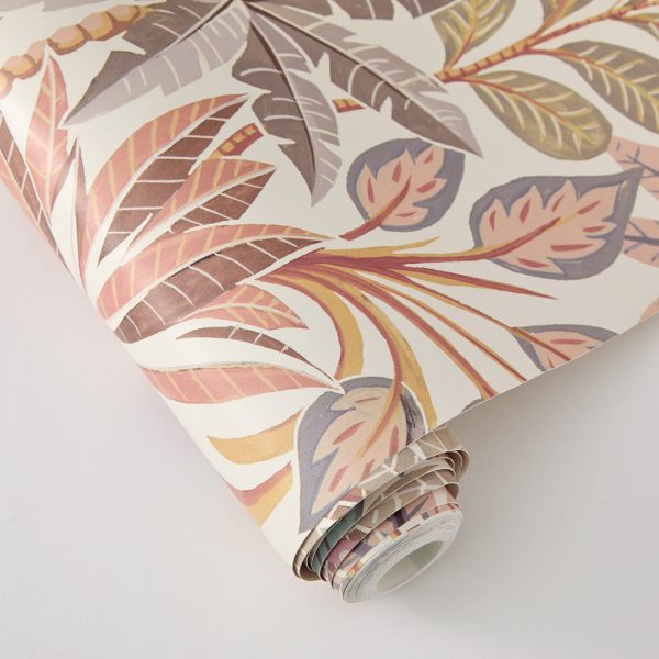 Crafted Floral Peel and Stick Wallpaper For Sale