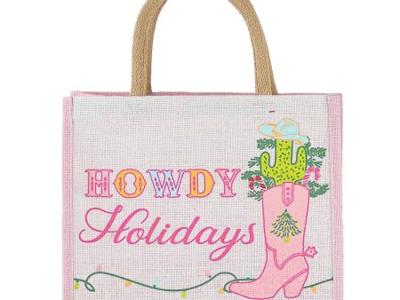 Howdy Holidays Gift Tote For Sale