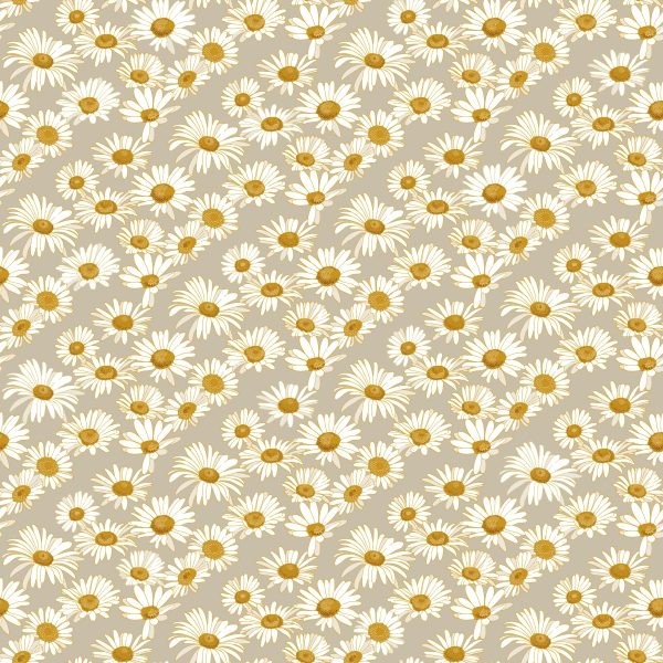 Daisies Peel and Stick Wallpaper By Novogratz Discount