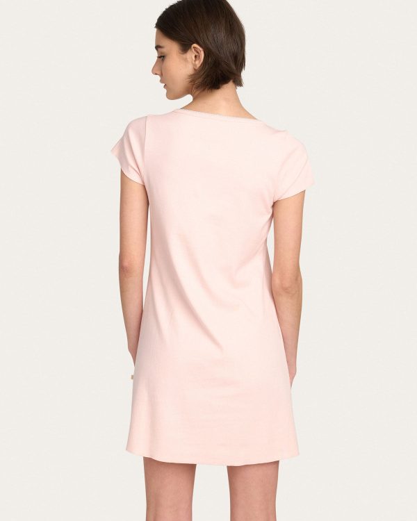 Baby Jean Dress in Blush For Cheap