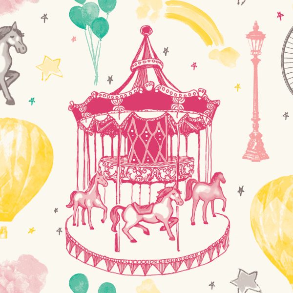 Carnival Toile Peel and Stick Wallpaper Border Online now