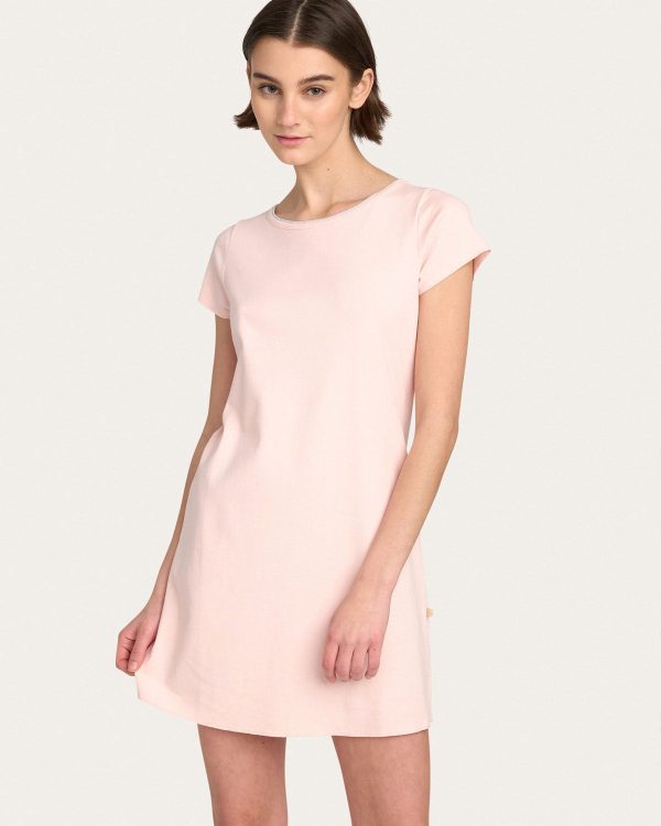 Baby Jean Dress in Blush For Cheap