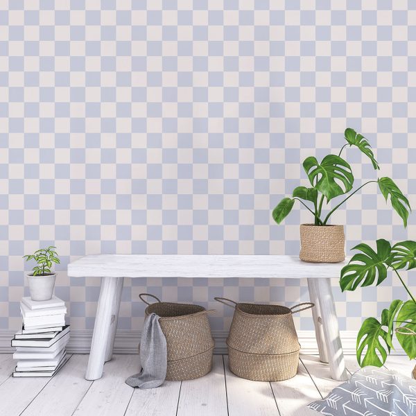 Checkmate Peel and Stick Wallpaper For Sale