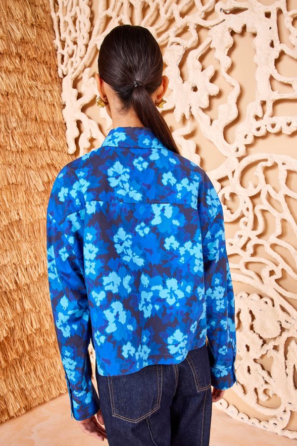 Aria Blouse - Azure Online Hot Sale