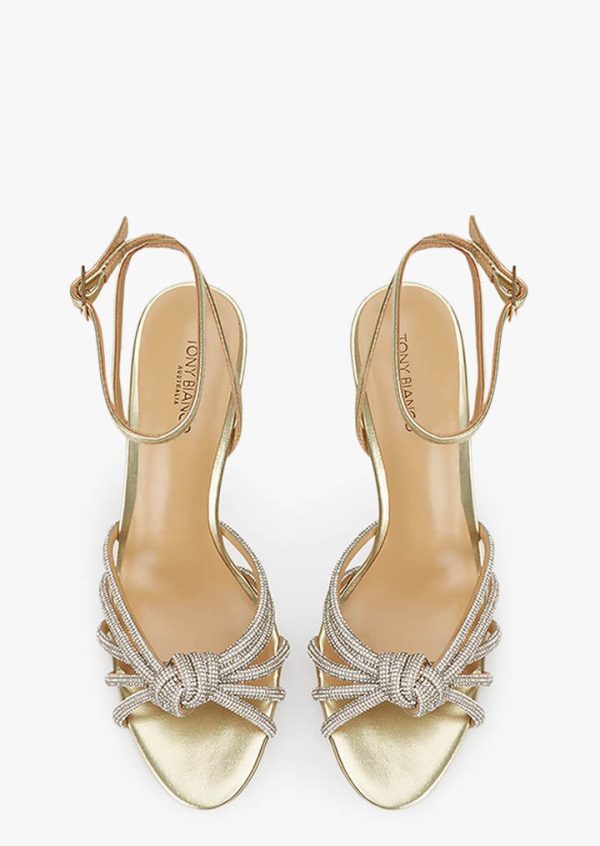 Helena Gold Nappa Metallic Hot on Sale