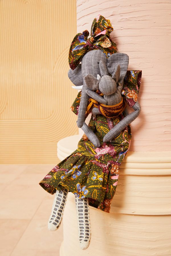 Elephant & Baby Doll - Pine Floral Sale