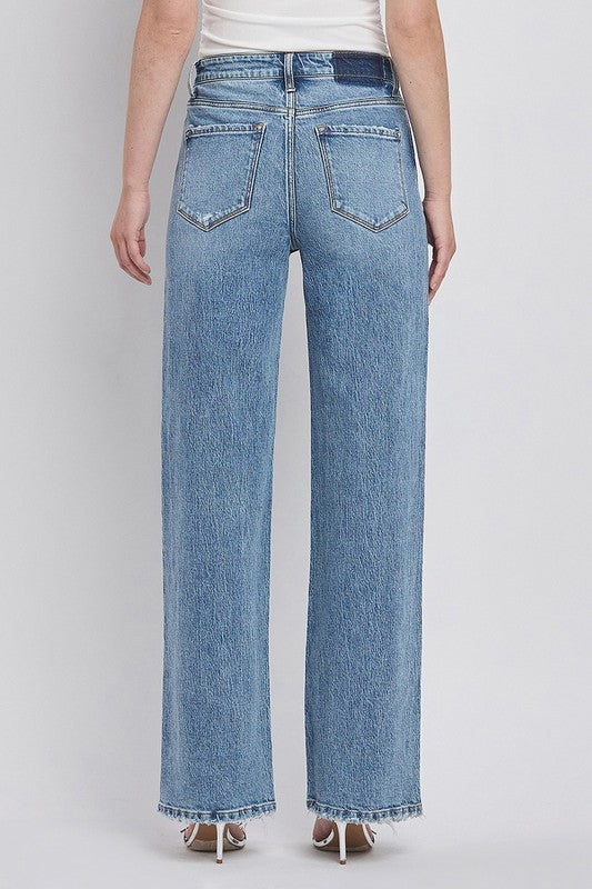 Vervet 90 s Super High Rise Wide Leg Jeans For Sale