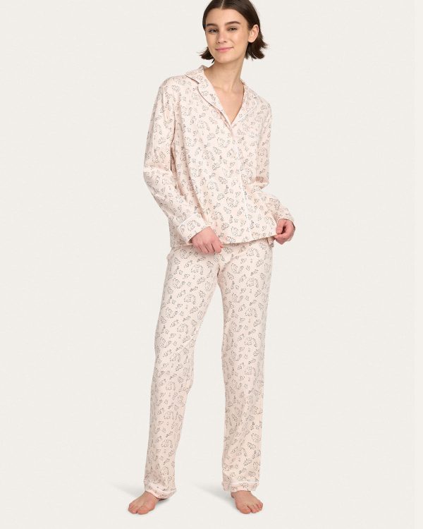 Charlie Pajama Set in Petal For Discount