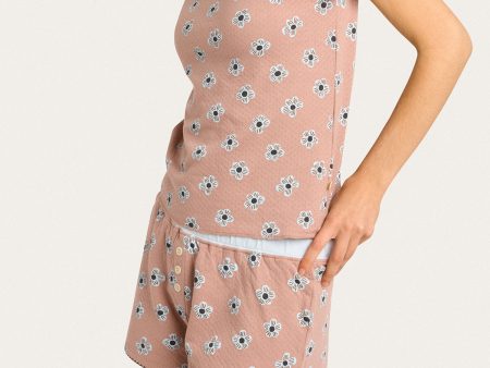 Suzie Pajama Set In Fawn Online Sale