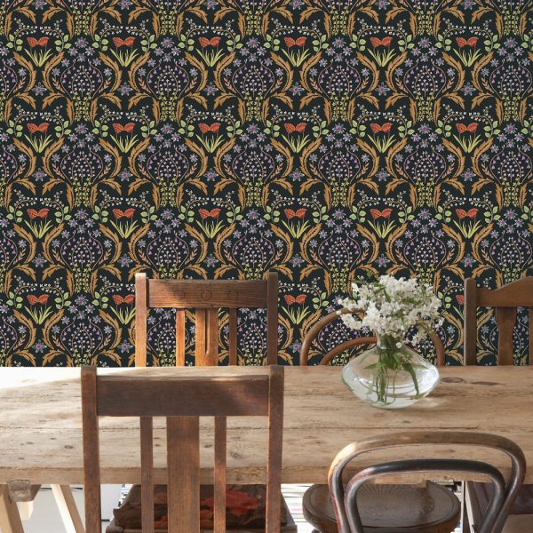 Scandi Floral Peel and Stick Wallpaper Online