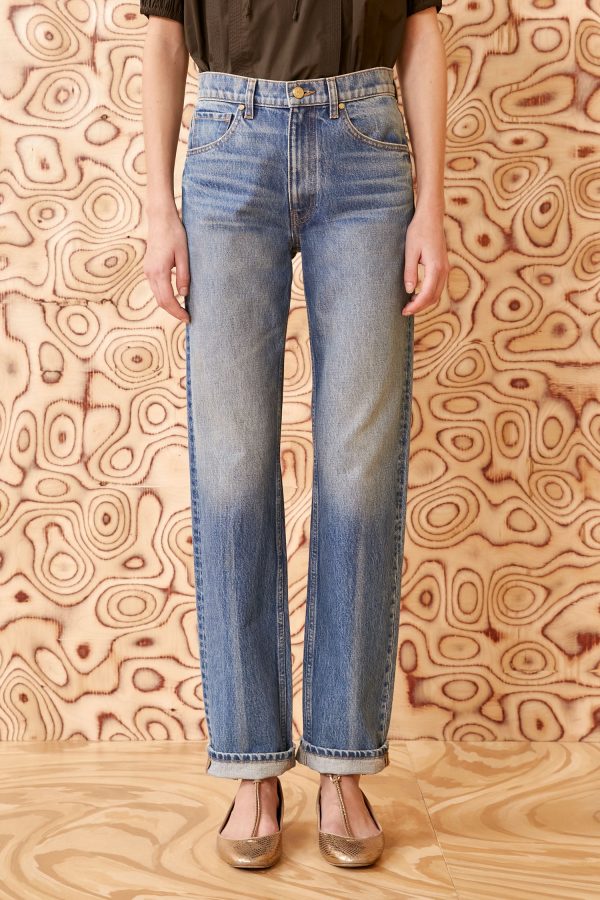 The Daphne Jean - Danube Medium Indigo Wash Online Hot Sale