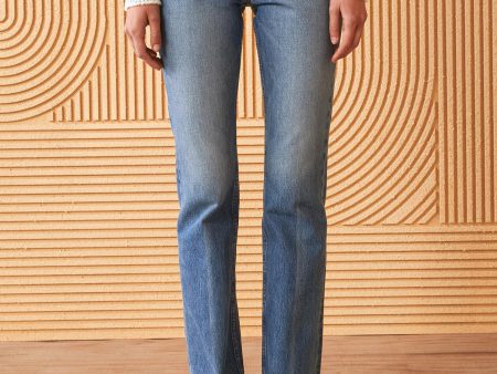 The Agnes Jean - Danube Medium Indigo Wash on Sale