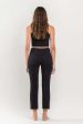 Vervet High Rise Black Crop Straight Jeans Sale