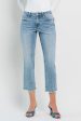 Lovervet High Rise Crop Straight Jeans Discount