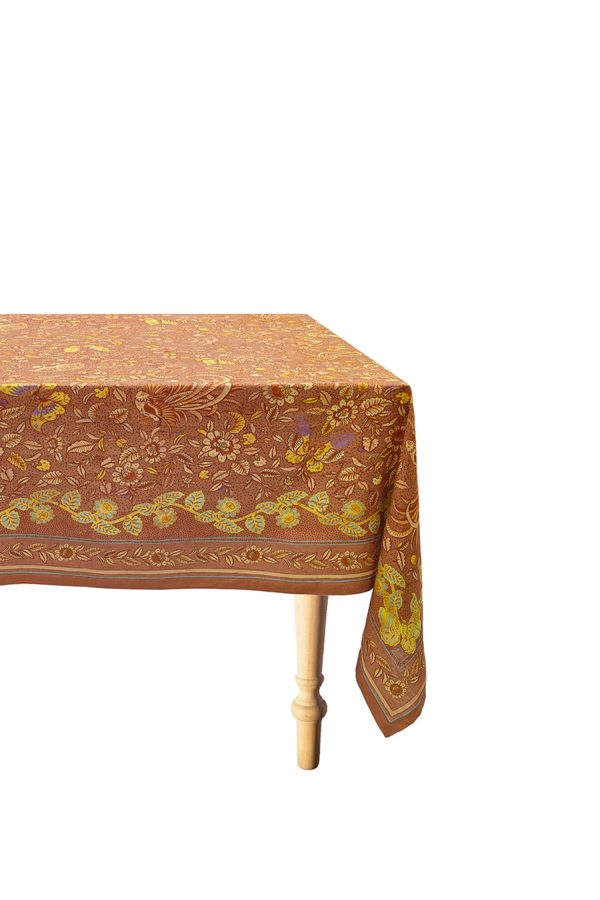 Square Tablecloth - Rose Hot on Sale