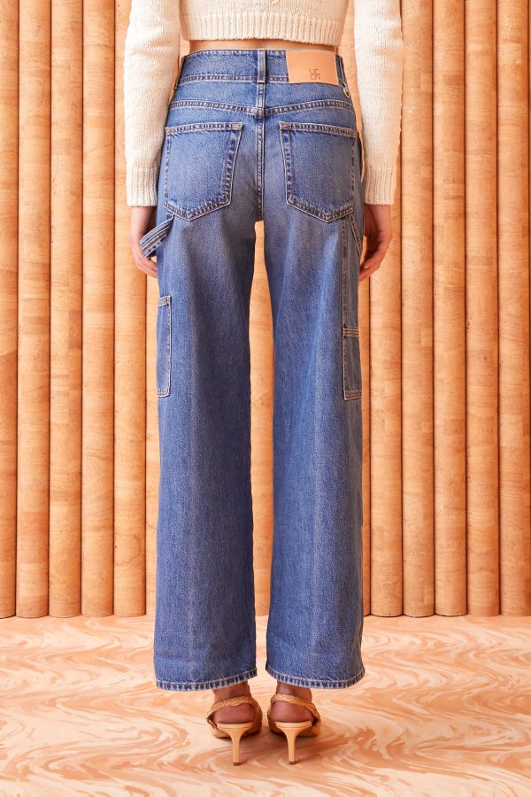 The Olympia Jean - Danube Medium Indigo Wash Online Hot Sale