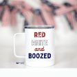 Red White and Boozed Travel Mug Online now